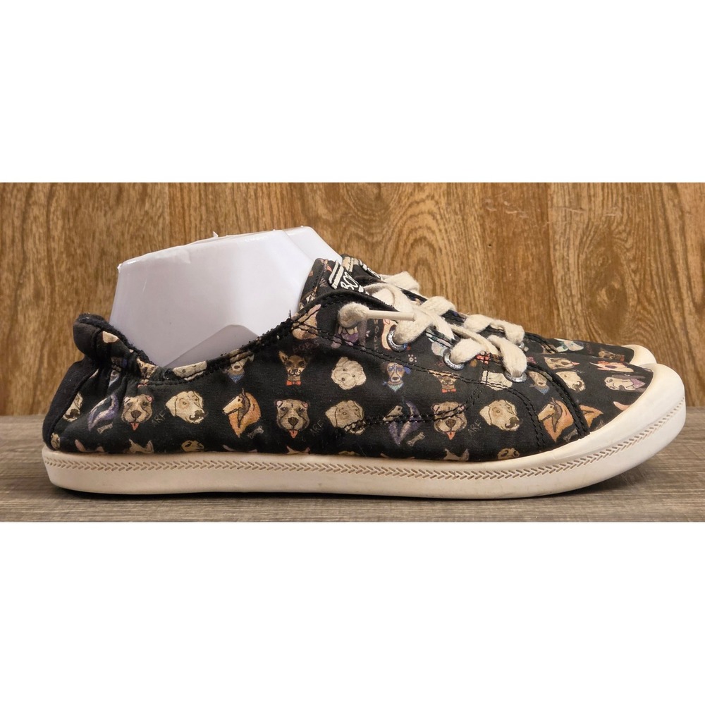 Skechers Bobs Beach Bingo Dapper Party Slip-On Shoes Womens Size 10 Black